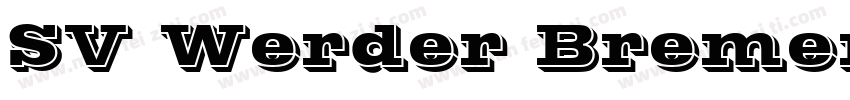 SV Werder Bremen 201字体转换